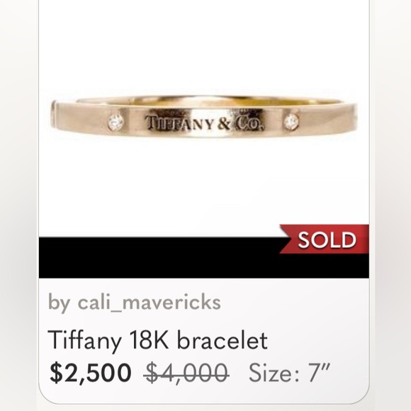 Tiffany & Co 18k Gold Bracelet - Picture 7 of 7